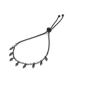 RETAIL $45 Kinsley Armelle Goddess Collection Black Brynlee Bracelet*Velvet bag